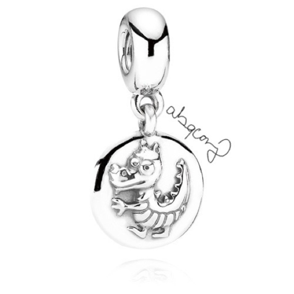 EUC Pandora 790878 Sterling Silver Chinese Zodiac Dragon Dangle Charm